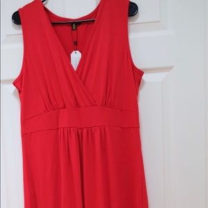 Never Worn Red V-Neck Dress